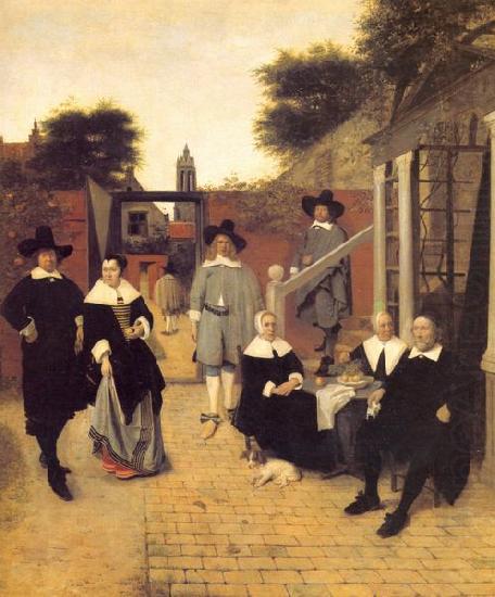 Pieter de Hooch Hollandische Familie china oil painting image